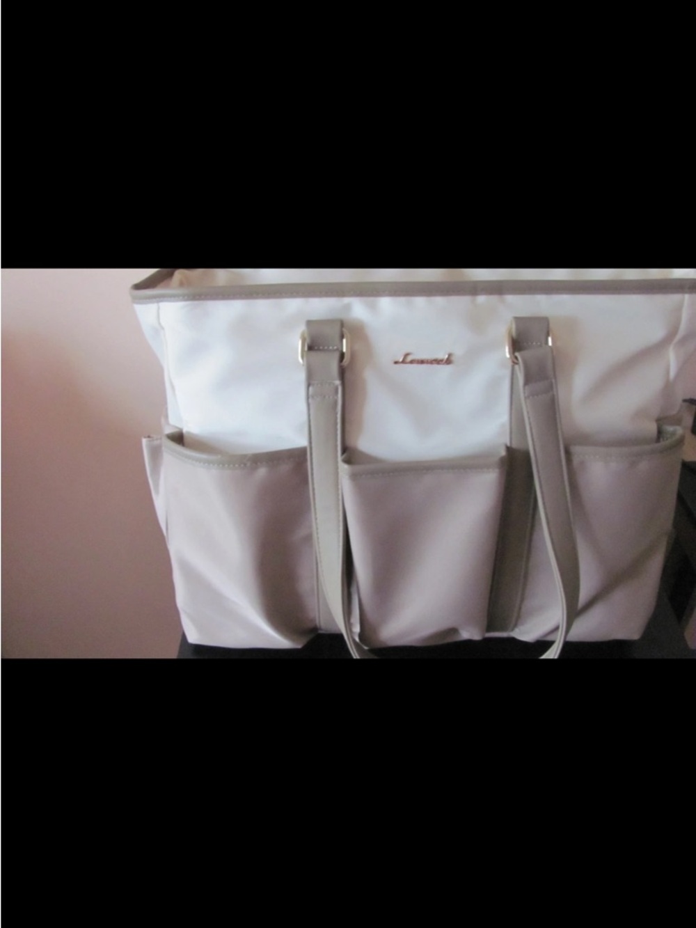 New Lovelook Large Capacity Canvas Tote Bag + multiple pockets multi use